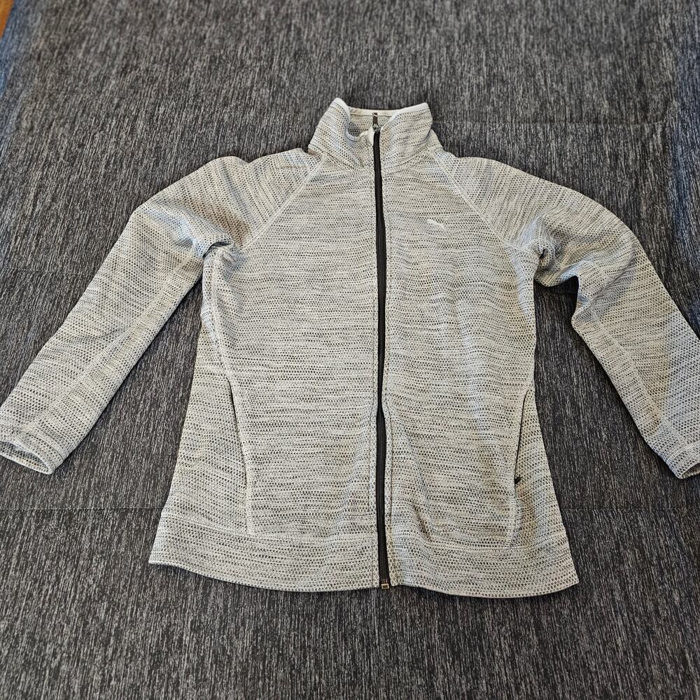 Puma Zip Up Heathered Gray Sports Jacket Size XS
